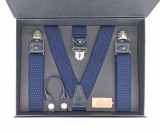 Bretelles Homme - Bleu Marine