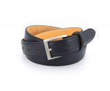 Ceinture Cuir Lisse 30 mm - Noir