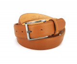 Ceinture Cuir Grainé 35 mm - Gold