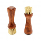 Brosse Blaireau en Sipo poils blancs