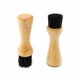 Brosse Blaireau à cirer GM poils noirs