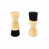 Brosse Blaireau à cirer PM poils noirs