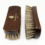 Brosse à reluire Luxe 14 cm Famaco poils blancs