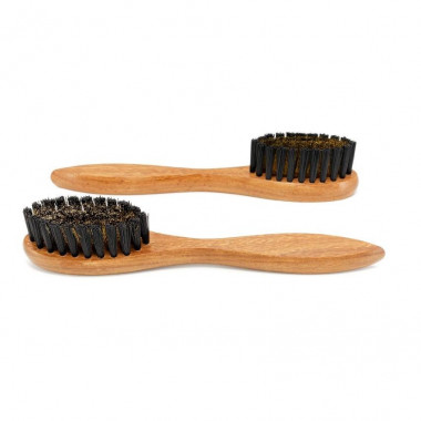 Brosse en laiton et nylon pour les chaussures en daim