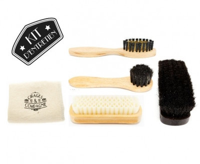 Réf 765 - Brosses chaussures Vinyle spatule cirage