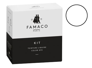 Kit de teinture blanc pour modifier la couleur du cuir